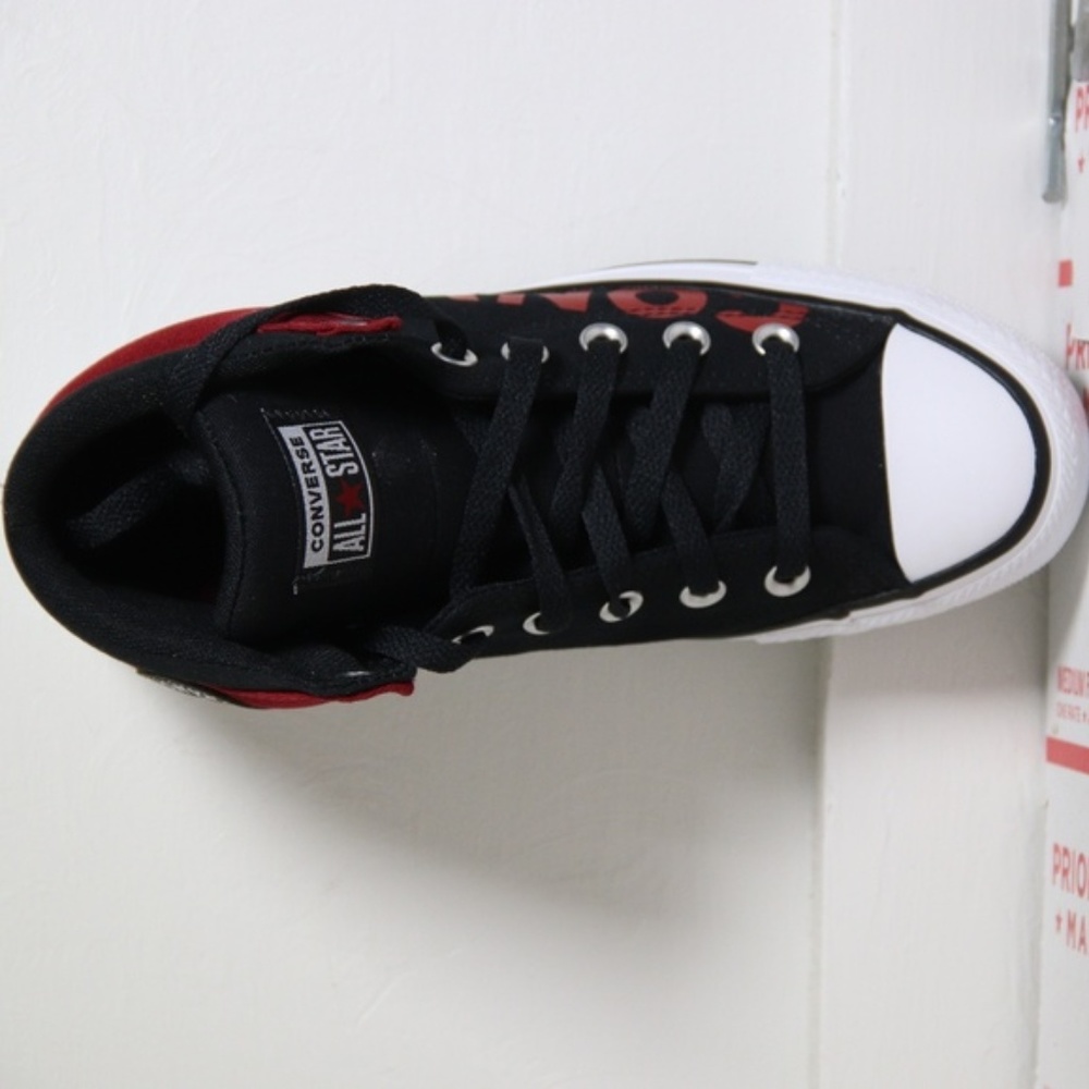 Converse Red / Black Alley Brick High Tops - Picture 3 of 8